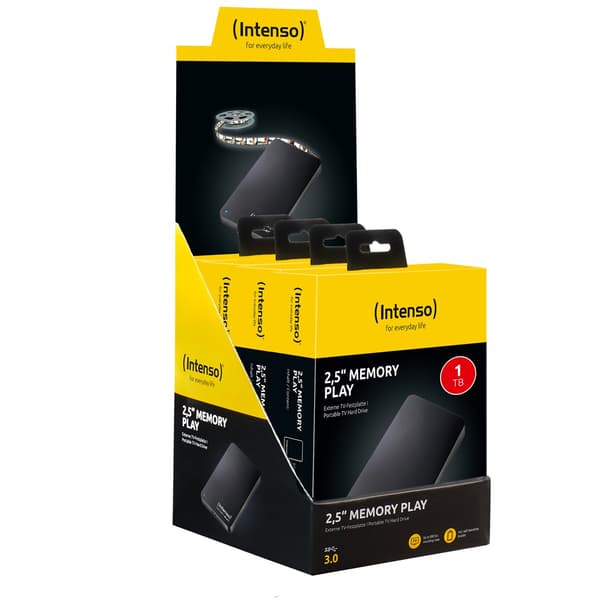 Intenso Memory Play 1TB 2,5 USB 3.0 inkl. fäste