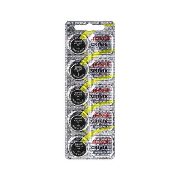Maxell-paristo CR1616 5 kpl