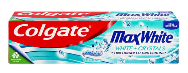 COLGATE Max White Tandkräm White+Crystals 75ml