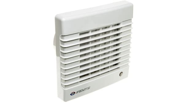 Vents Husstandsventilator fi 100 18W 34dB allusion timer switch hvid (100MAT)