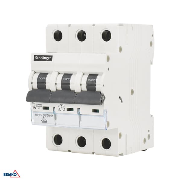 Sideafbryder 6KA 3P B 50A SCHELINGER A02-G8-3P-B50