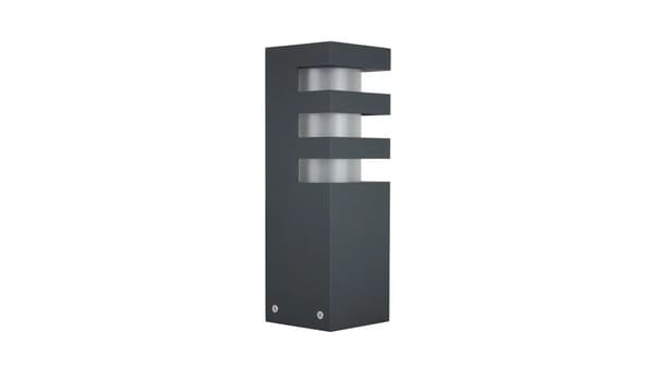 Ulkoseinävalaisin, jalusta RADO 3 DG, E27 max 18W, väri antrasiitti 0438621