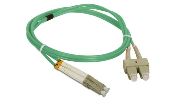 Patchkabel MM OM3 LC-SC duplex 50/125 1.0m FOC-LCSC-5MMD-1-3