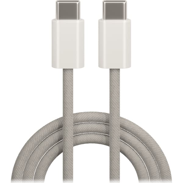 Maxlife Kabel MXUC-06 USB-C - USB-C 1,0 m 20W grå nylon