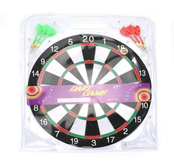DART-spel DARTS, zest., 6 vingar +sköld