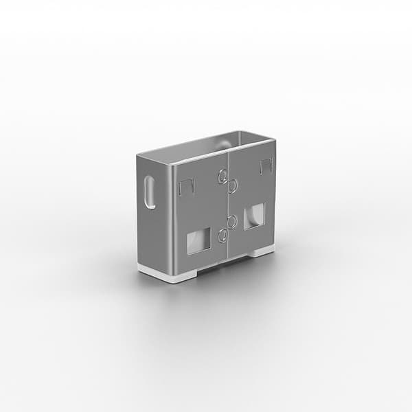 Lindy USB-portin esto valkoinen 10 kpl ilman avainta