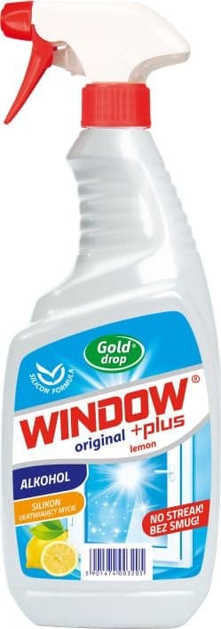 Window Window Plus Lemon Fresh - Væske til vask af vinduer og spejle, citron - 750 ml