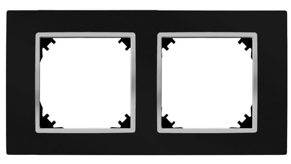 VESTRA dubbelram svart/krom 3872-46