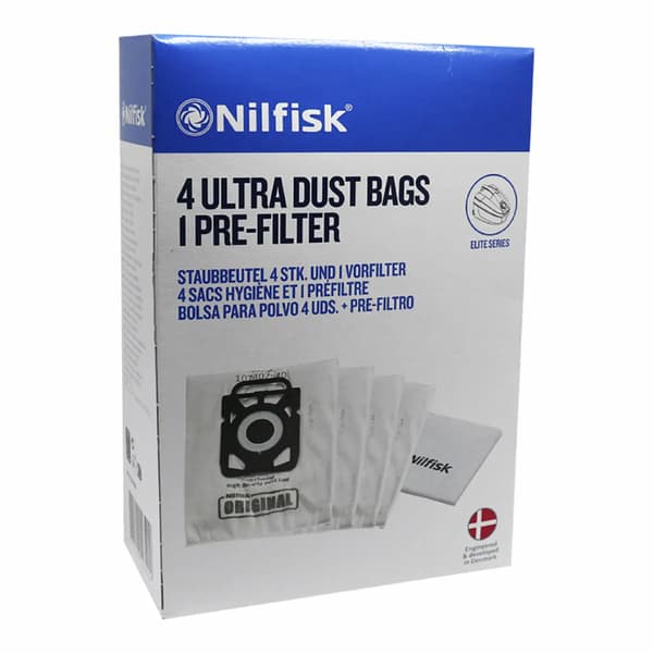 Nilfisk Ultra Dammpåse 4+1 för Elite