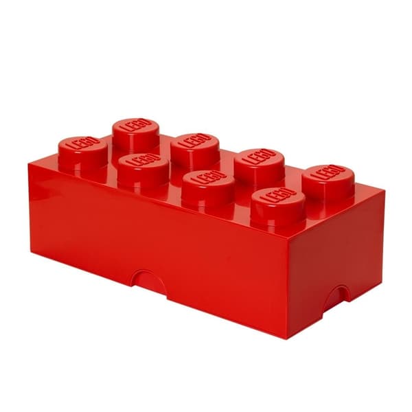 Lego Opbevaringsklods 8 rød