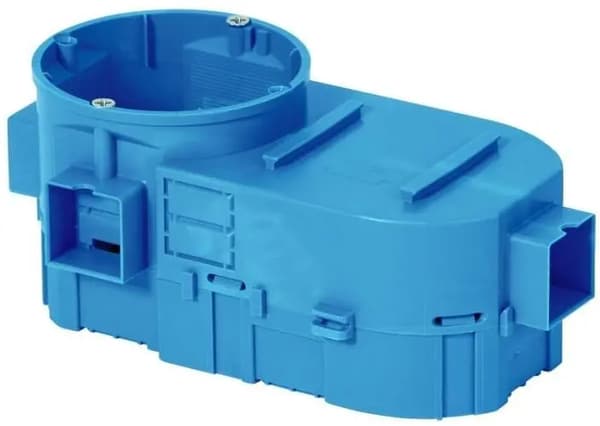 Simet Indmuringsdåse 2-dobbelt SE 60mm blå (34117203)