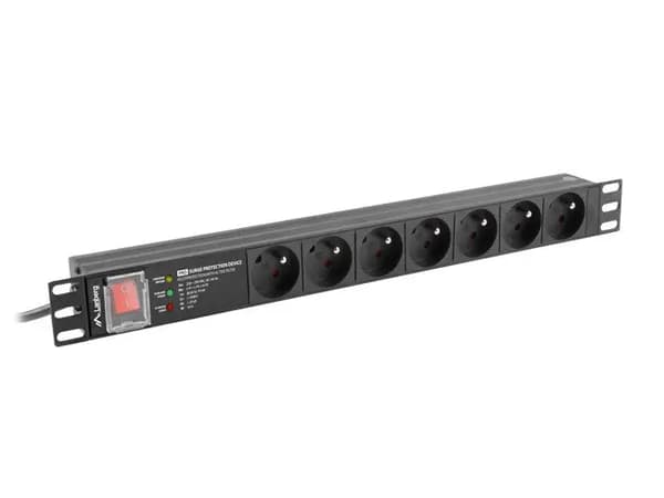 *L.zasil.rack PDU 1U 16A 2m 7 PDU-PRO-