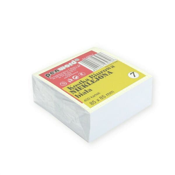 Kontorskub vit 85x85x35mm 400K