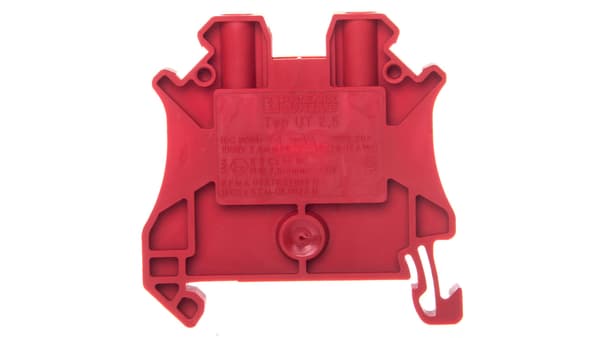 2-leder skinneforbinder 0.14-4mm2 rød UT 2,5 RD 3045062