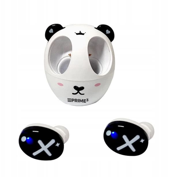 LANGATTOMAT KUULOKKEET AEP 03BK VALKOINEN, KUVIO: MIS PANDA (KOTELO)