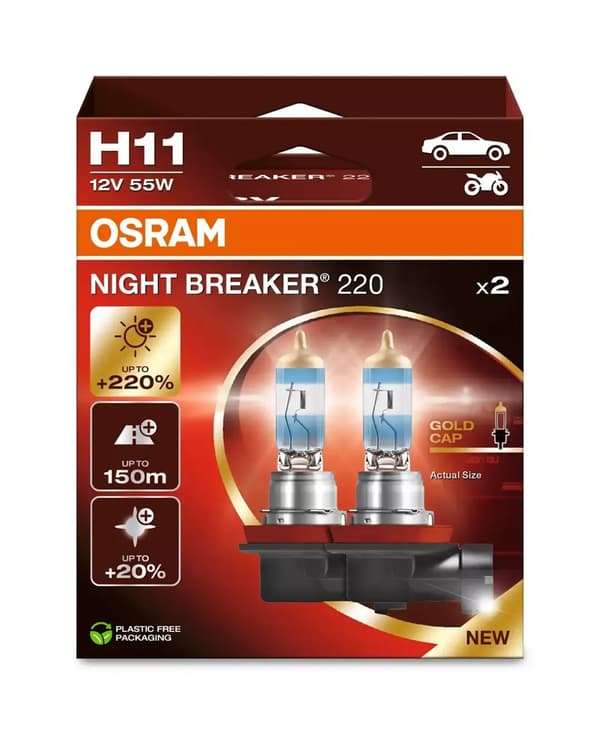 BILPÆRE H11 NB LASER 12V STK