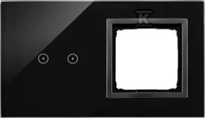 Simon Touch Ramme Touch Panel S54 Touch, 2 Moduler, 2 Horisontale Touchfelter + 1 S54 Hul, Lava Sæt DSTR220/73