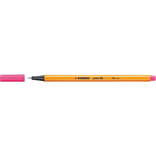 Fineliner STABILO point 88 mørk pink 88/17