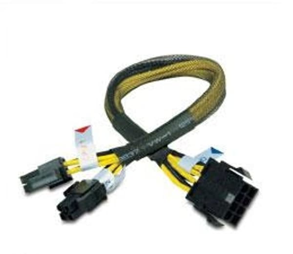 Akasa ATX/EPS 8-pin - ATX/EPS 8-pin, 0.3m, Gul (AKCB88EXT)