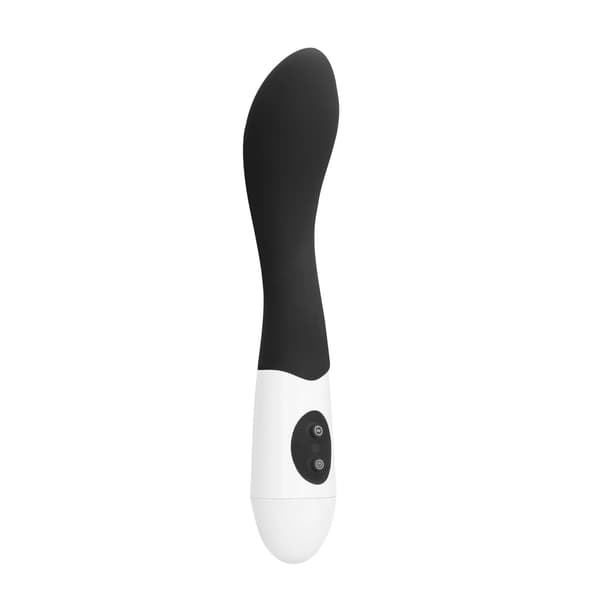 Alive Bend joustava silikoninen intiimilaite, 10 tilaa, musta, 19 cm