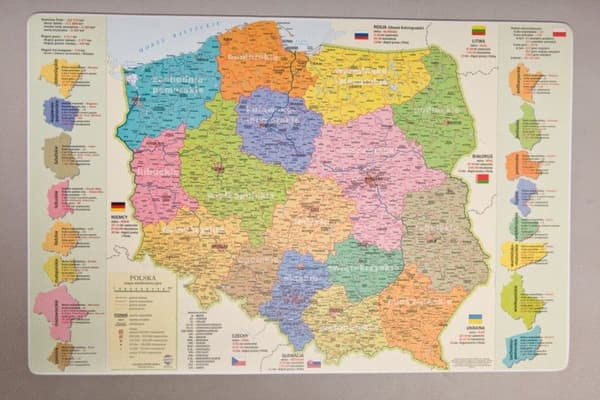 Podkladka Puolan hallinnollinen kartta