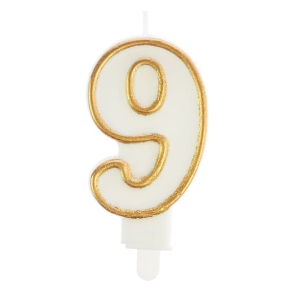 Sifferljus nr 9 Guld
