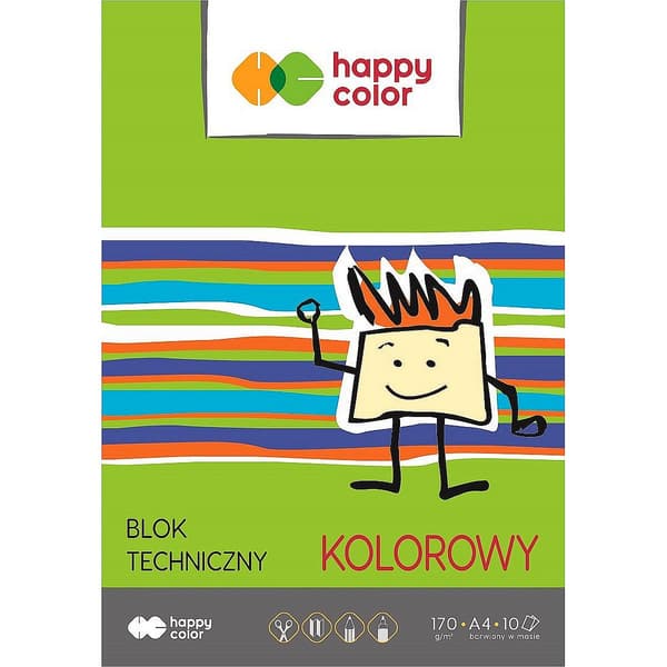 Tekninen piirustuslehtiö A4/10K HAPPY COLOR