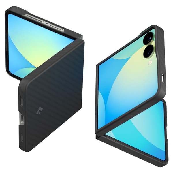 Spigen Air Skin, aramid sort - Samsung Galaxy Z Flip7