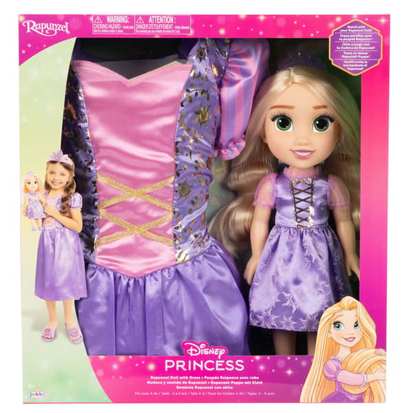 Disney Rapunzel docka + kostym 38cm