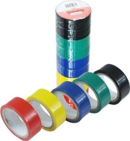 PVC-tejp 4,5m färgad (10st)