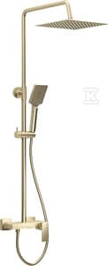 Brusesæt Valvex 2420170 ARS SPRAY COLUMN BRUSHED GOLD VALVEX//BV.2420170