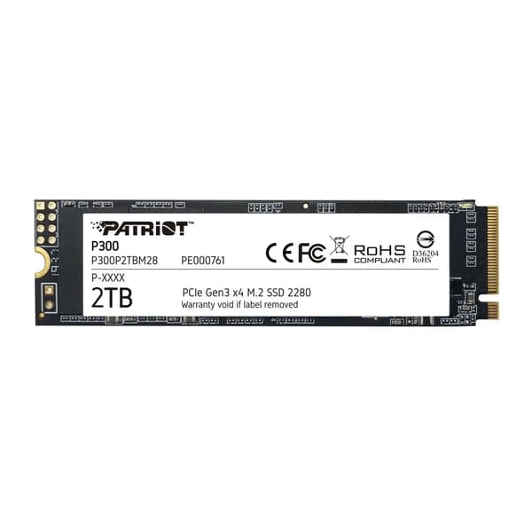 Patriot P300 - SSD - 2 TB - PCIe 3.0 x4 (NVMe)