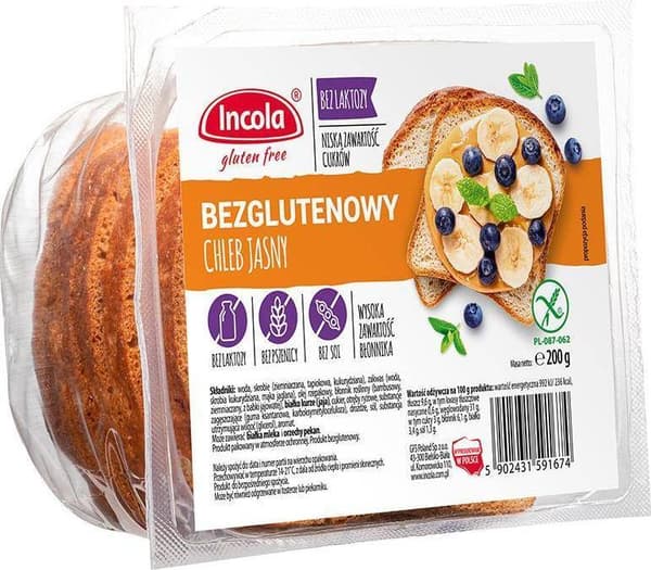 GFS Polen Ljust Glutenfritt Bröd 200 g