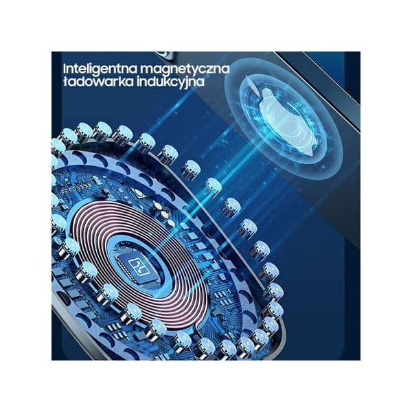 USAMS Induktionsoplader US-CD159 magnetisk W1 15W Ekstra tynd iPhone 12 Serie sort/sort CD159DZ01
