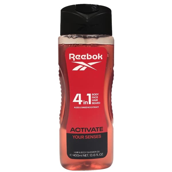 REEBOK Activate Your Senses 4in1 Duschgel för män 400 ml