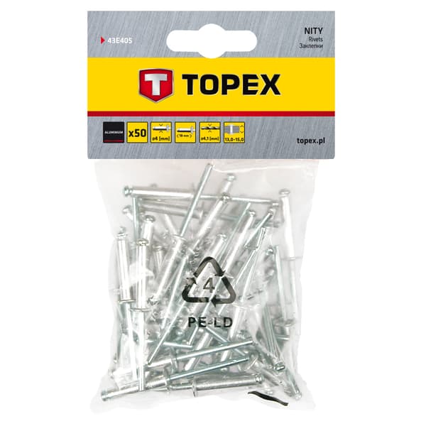 Aluminiumnit 4,0 x 18 mm, 50 st.