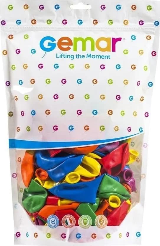 Ballon G120 pastel 13, 33cm assorterede farver 80/50stk