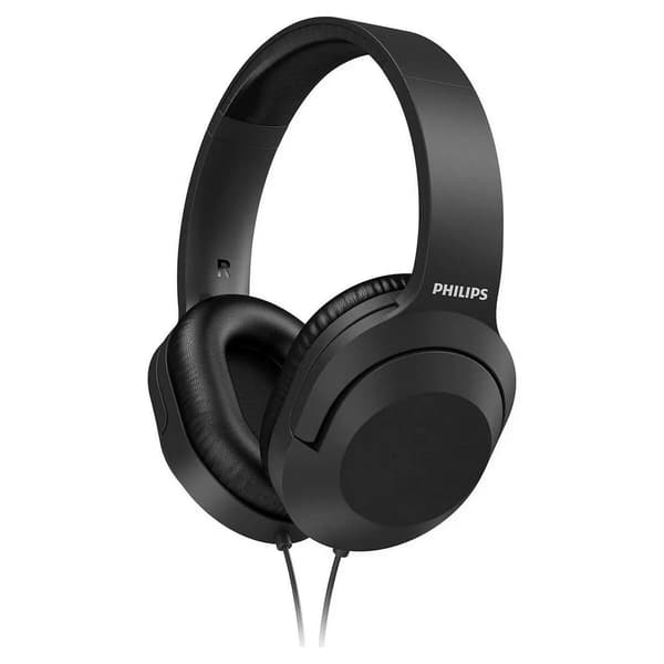 On-Ear- kuulokkeet Philips Musta Kaapelilla