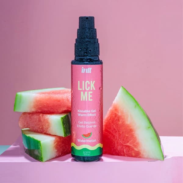 intt Lick Me Ätbar Gel Vattenmelon 50ml - Värmande Effekt, Fruktig Arom