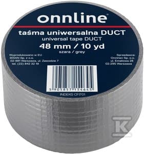 TEJP ONNLINE 48MM/10YD GRÅ KANAL
