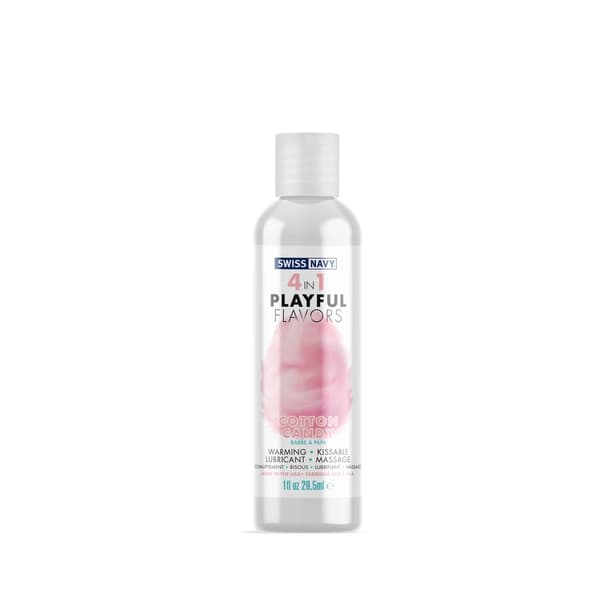 Swiss Navy Cotton Candy 4-i-1 Smøremiddel, Parabenfri, 30 ml