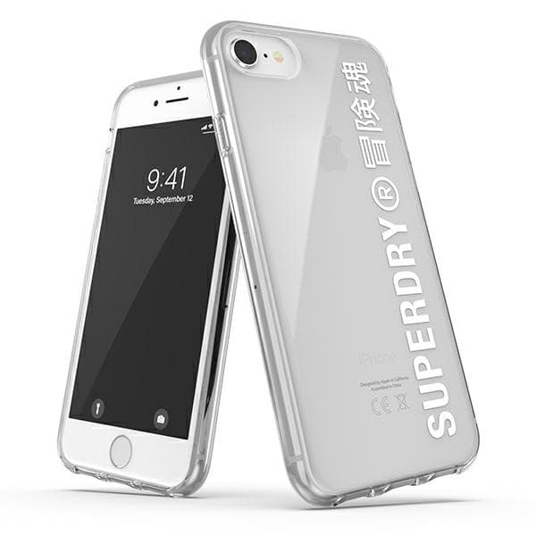 SuperDry Snap iPhone 6/6s/7/8/SE 2020 / SE 2022 Clear Case vit 41573
