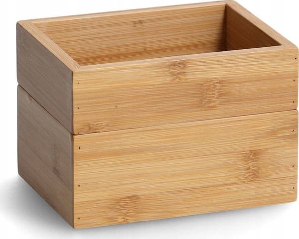 Zeller Organizer för kosmetika, bambu, 2 delar, ZELLER