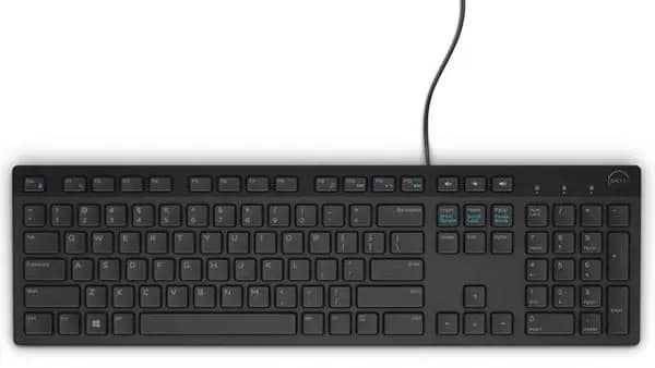 Dell KB216 italiensk sort KB216, standard, kablet, USB, QWERTY, sort