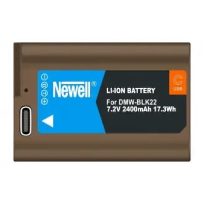 Newell-vaihtoakku DMW-BLK22 USB-C Panasonicille