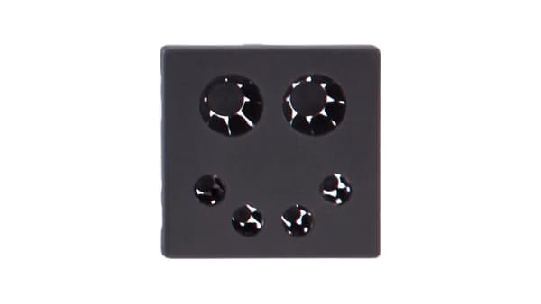 Simon Connect K45 afløbskabeldæksel støjfri grå grafit K20/14