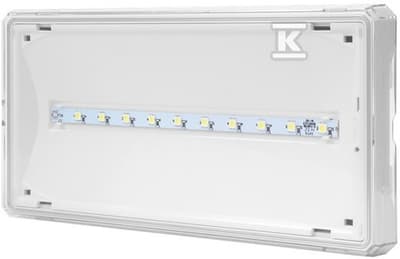 AWEX Nödbelysning EXIT IP65 3W 3h enkelriktad