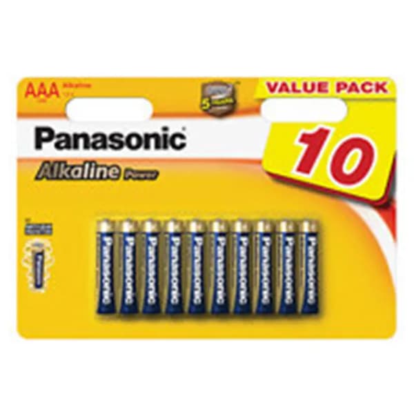 Panasonic Batteri Power AAA/R03 10 stk