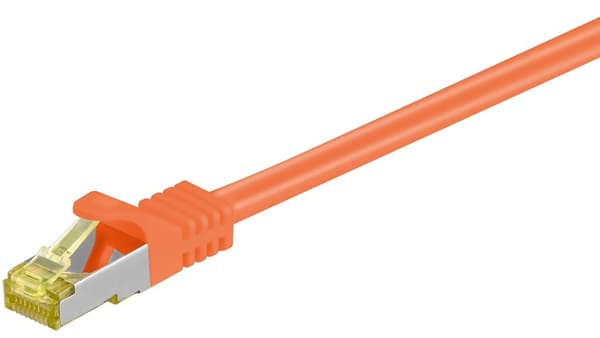 goobay patchkabel - 25 cm - orange