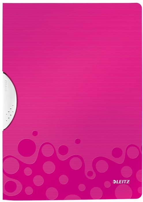 Leitz WOW Notesbog med klips, pink (41850023)